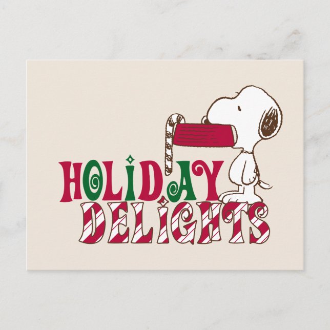 Peanuts | Holiday Delights Postcard (Front)