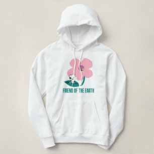 Peanuts Illustrating Nature Pink Flower Hoodie