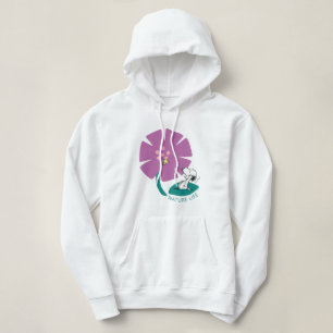 Peanuts   Illustrating Nature Purple Flower Hoodie