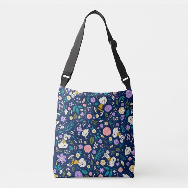 Peanuts In Bloom Pattern Crossbody Bag (Front)