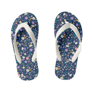 Peanuts In Bloom Pattern Kid's Jandals