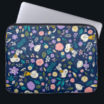 Peanuts In Bloom Pattern Laptop Sleeve<br><div class="desc">Take a look at this super cute design featuring Snoopy,  Woodstock,  Charlie Brown & Lucy in a colourful floral pattern.</div>