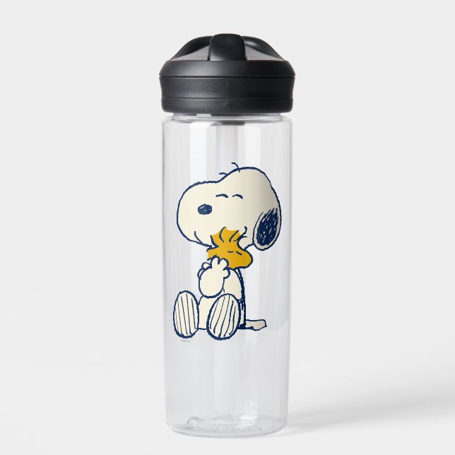 Peanuts In Bloom Water Bottle (Front)