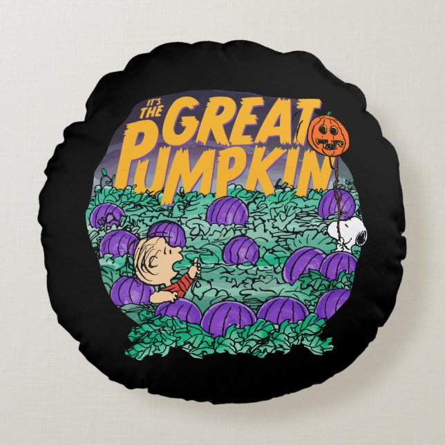 Peanuts | It's the Great Pumpkin Round Cushion (Front)