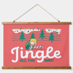 Peanuts   Jingle All the Way Hanging Tapestry
