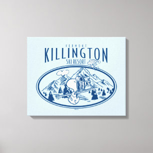 Peanuts   Killington Ski Resort Vermont Canvas Print