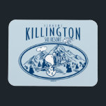 Peanuts | Killington Ski Resort Vermont Magnet<br><div class="desc">Check out this fun Peanuts design featuring Snoopy and Woodstock.</div>
