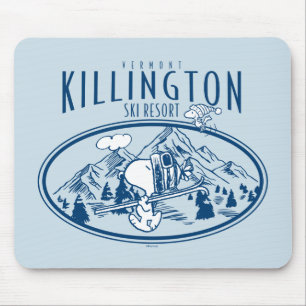 Peanuts   Killington Ski Resort Vermont Mouse Pad