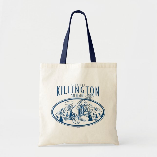Peanuts | Killington Ski Resort Vermont Tote Bag (Front)