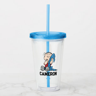 Peanuts   Linus & His Blanket   Add Your Name Acrylic Tumbler