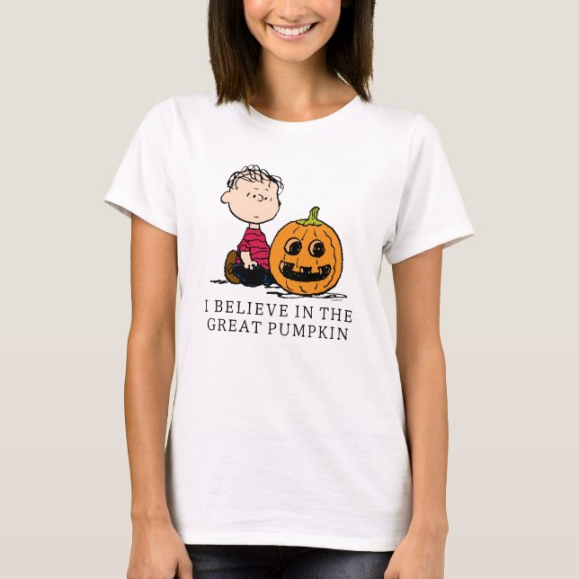 Peanuts | Linus & Jack O' Lantern T-Shirt (Front)