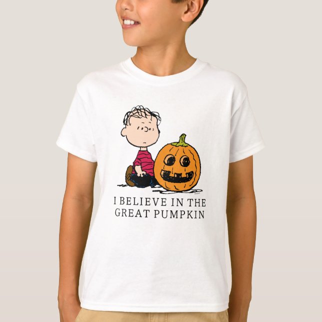 Peanuts | Linus & Jack O' Lantern T-Shirt (Front)