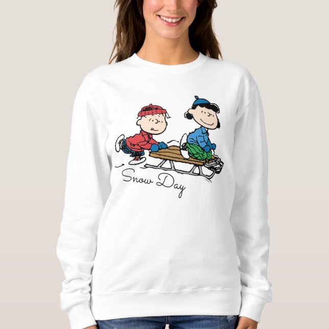 Peanuts | Linus & Lucy Sled Riding Sweatshirt (Front)