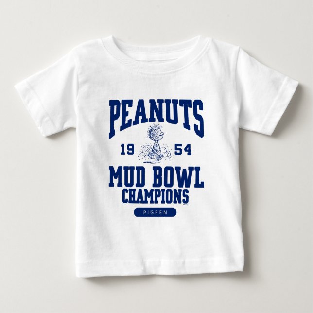 Peanuts | Linus Mud Bowl Champions 1954 Baby T-Shirt (Front)