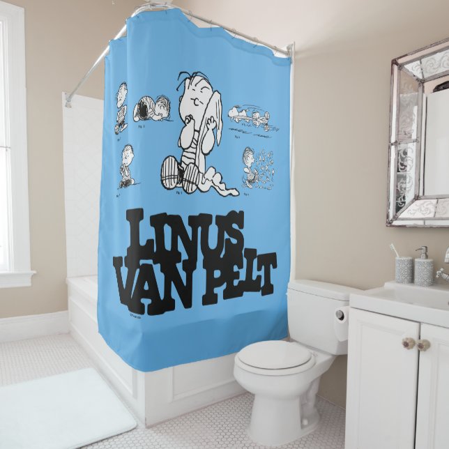 Peanuts | Linus Shower Curtain (In Situ)