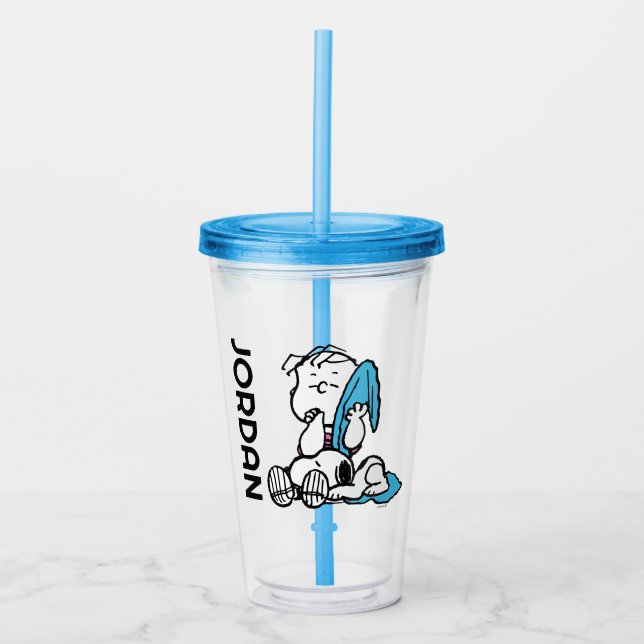 Peanuts | Linus & Snoopy Acrylic Tumbler (Front)