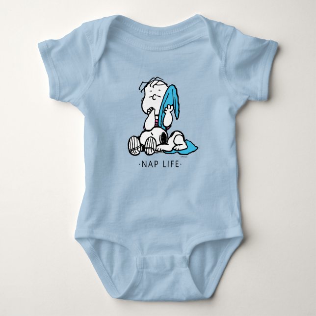 Peanuts | Linus & Snoopy Baby Bodysuit (Front)