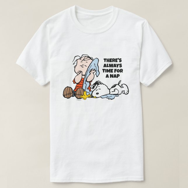 Peanuts | Linus, Snoopy & Woodstock T-Shirt (Design Front)