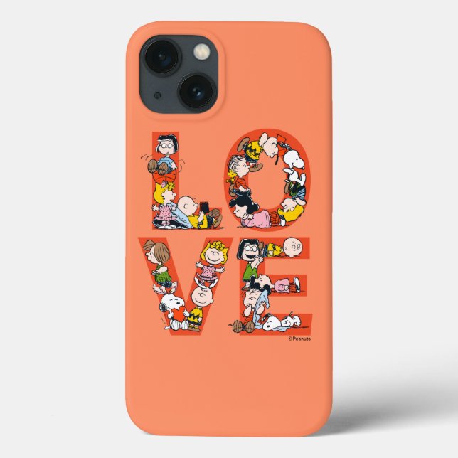 Peanuts - LOVE Case-Mate iPhone Case (Back)