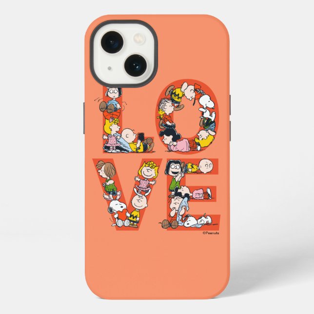 Peanuts - LOVE iPhone Case (Back)
