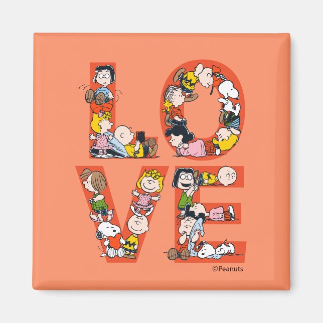 Peanuts - LOVE Magnet (Front)