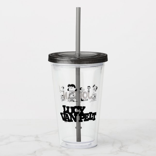 Peanuts | Lucy Acrylic Tumbler (Front)