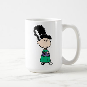 Peanuts Lucy Bride Of Frankenstein Halloween Coffee Mug