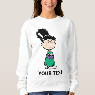 Peanuts Lucy Bride Of Frankenstein Halloween Sweatshirt