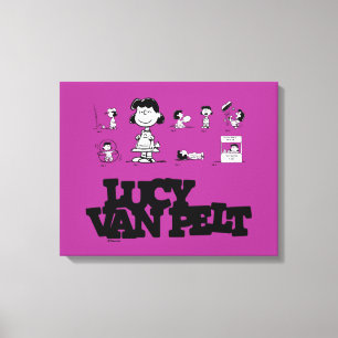 Peanuts   Lucy Canvas Print