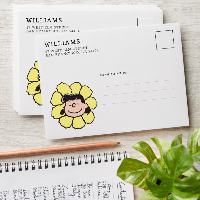 Peanuts | Lucy Flower Envelope (Stacked)