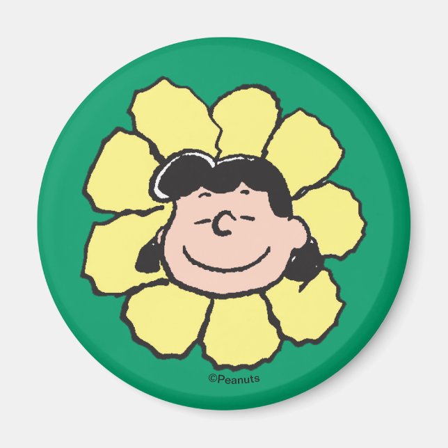Peanuts | Lucy Flower Magnet (Front)