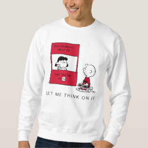 Peanuts Lucy Gives Charlie Brown Advice Sweatshirt