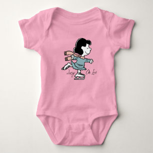 Peanuts   Lucy On Ice Baby Bodysuit