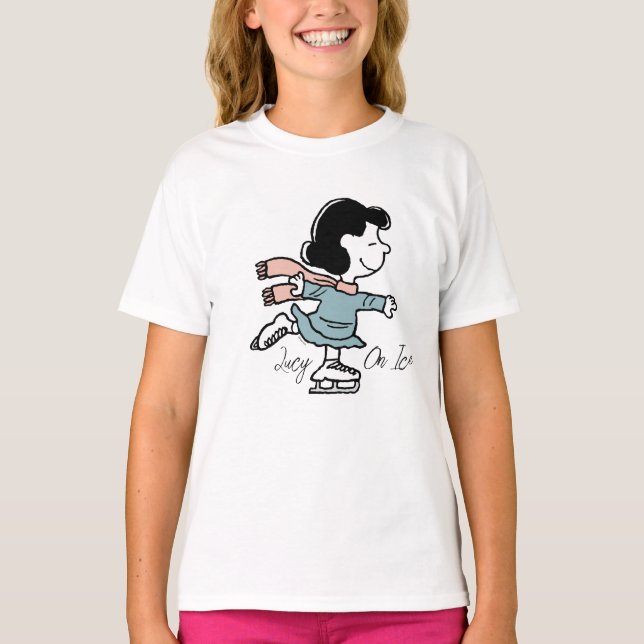 Peanuts | Lucy On Ice T-Shirt (Front)