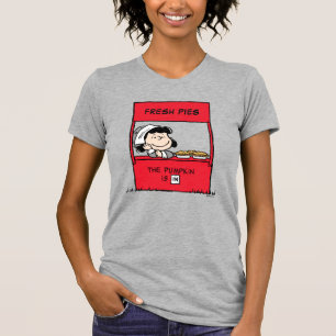 Peanuts Lucy Pilgrim Pie Stand T-Shirt