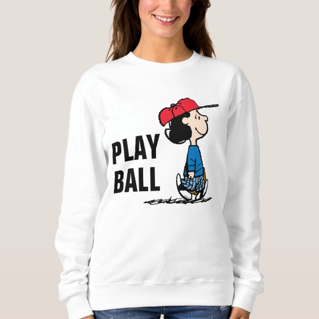 Peanuts | Lucy Playing Baseball Sweatshirt (Front)