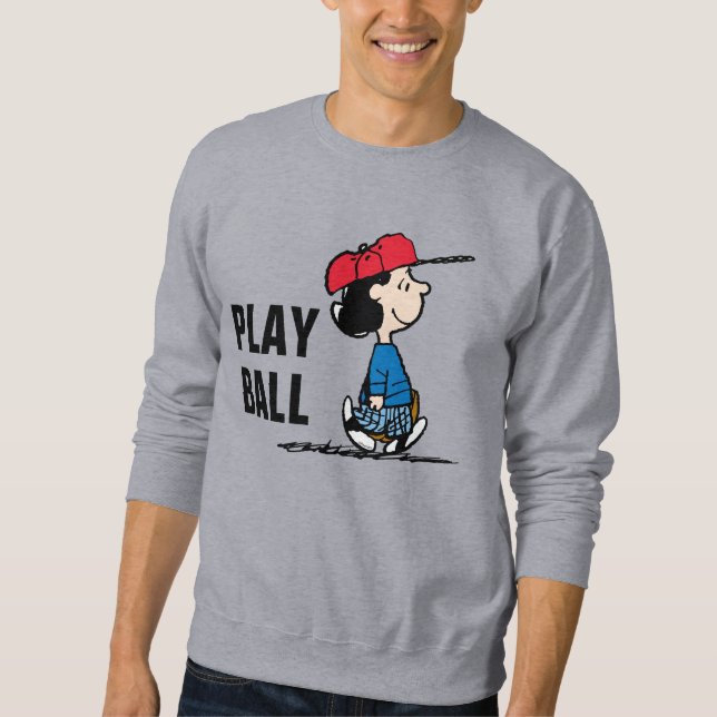 Peanuts | Lucy Playing Baseball Sweatshirt (Front)