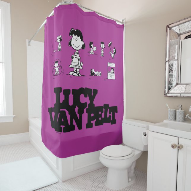 Peanuts | Lucy Shower Curtain (In Situ)