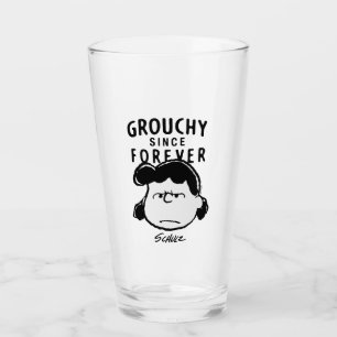 Peanuts Lucy Since Forever Glass