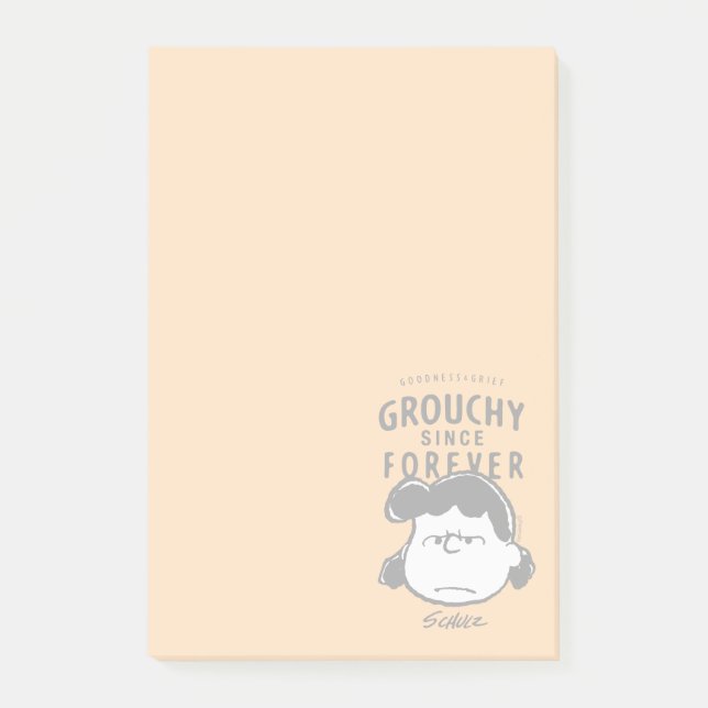 Peanuts | Lucy Since Forever Post-it Notes (Front)