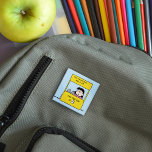 Peanuts | Lucy & the Doctor Is In 15 Cm Square Badge<br><div class="desc">Show your love for the Peanuts gang with this fun button featuring Lucy and her iconic "The Doctor Is In" booth. Perfect for adding personality to your jacket,  backpack,  or any accessory,  this button captures Lucy's bold and humorous character in a playful way.</div>