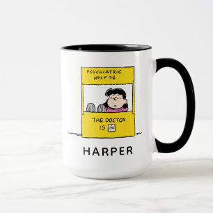 Peanuts Lucy & the Doctor Is In Mug