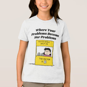 Peanuts Lucy & the Doctor Is In Tri-Blend Shirt