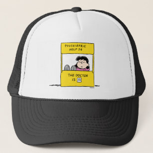 Peanuts   Lucy & the Doctor Is In Trucker Hat
