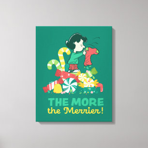 Peanuts   Lucy the More the Merrier Canvas Print