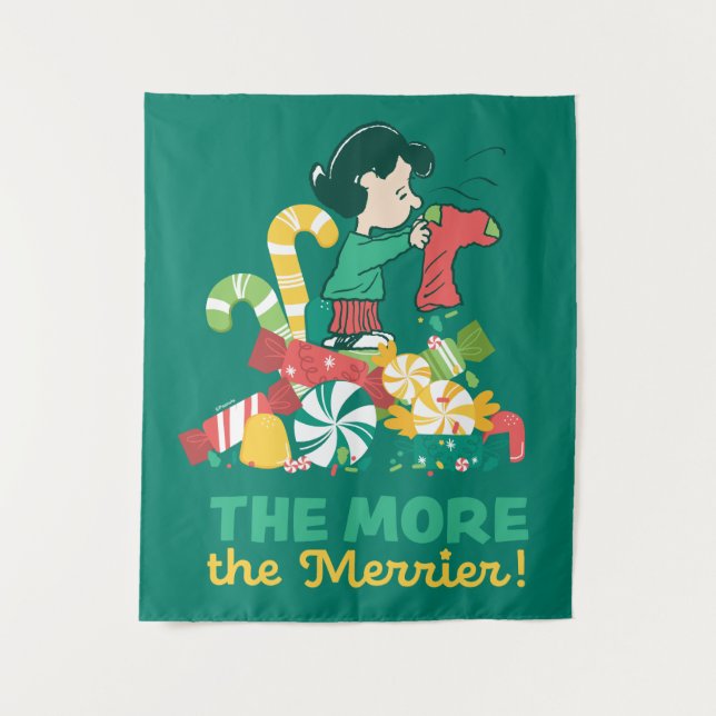 Peanuts | Lucy the More the Merrier Tapestry (Front)