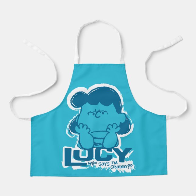 Peanuts | Lucy Who Says I'm Crabby?? Apron (Front)