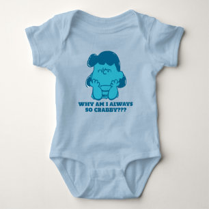 Peanuts Lucy Who Says I'm Crabby?? Baby Bodysuit