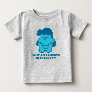 Peanuts Lucy Who Says I'm Crabby?? Baby T-Shirt
