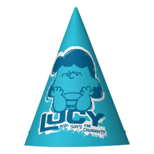 Peanuts Lucy Who Says I'm Crabby?? Party Hat